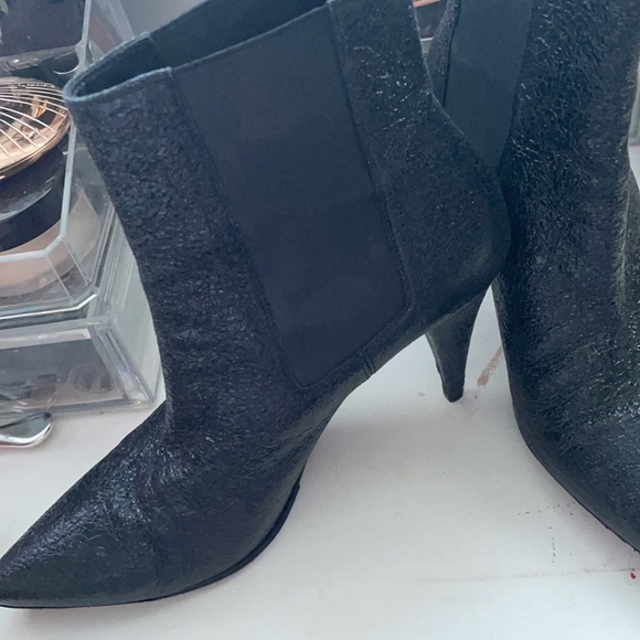 Saint Laurent Glitter Booties - Picture 3 of 5